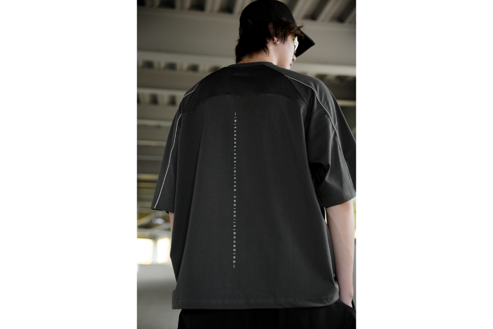 MANIA 24 SS Raglan Sleeve Piping Tee (9)