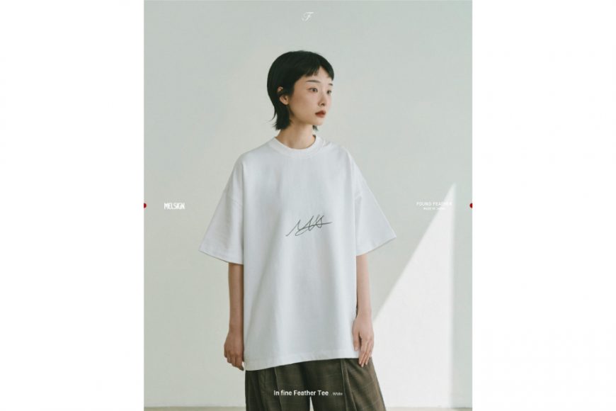 MELSIGN x Found Feather 24 SS In fine Feather Tee (7)