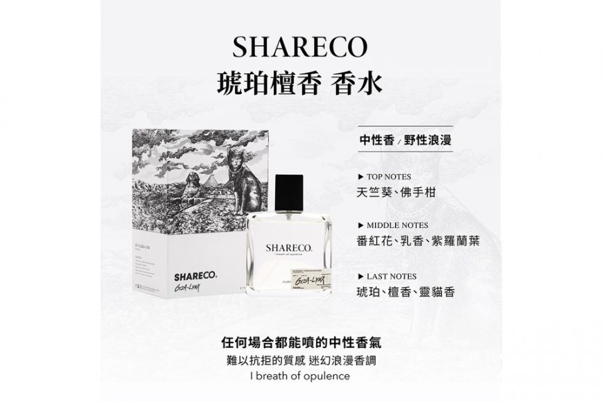 SHARECO 琥珀檀香香水 (2) - 複製