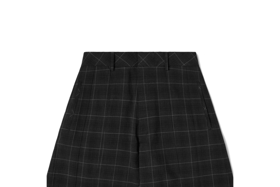 MELSIGN 24 SS Special Cutting Plaid Trousers (13)