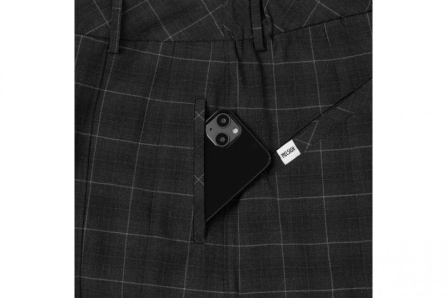 MELSIGN 24 SS Special Cutting Plaid Trousers (14)