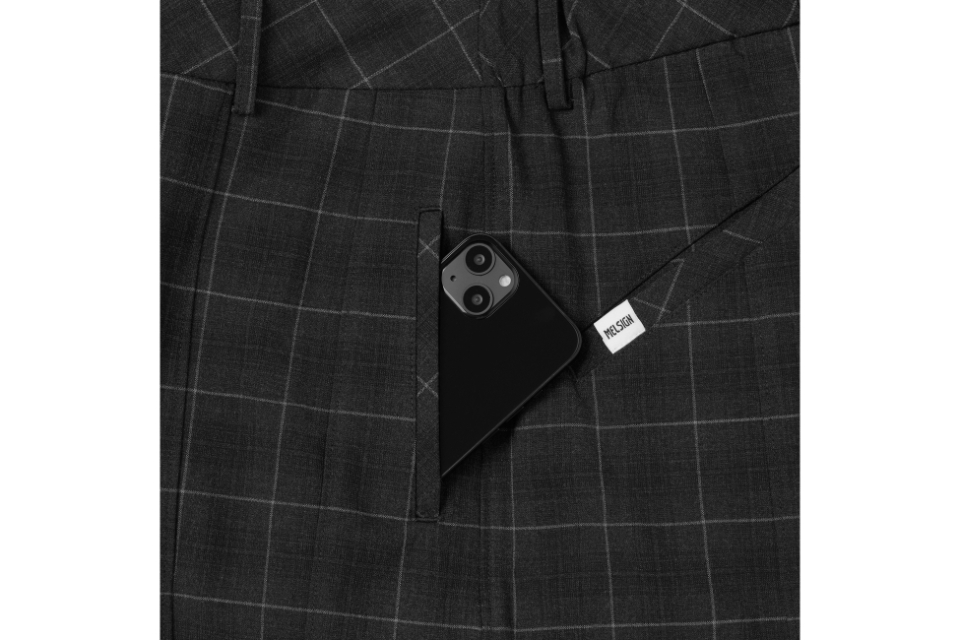 MELSIGN 24 SS Special Cutting Plaid Trousers (14)
