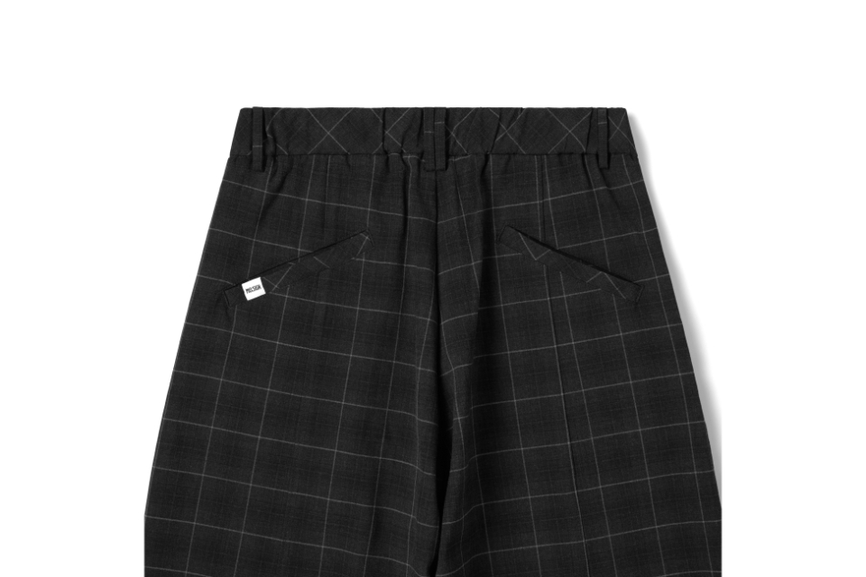 MELSIGN 24 SS Special Cutting Plaid Trousers (15)