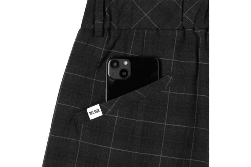 MELSIGN 24 SS Special Cutting Plaid Trousers (16)