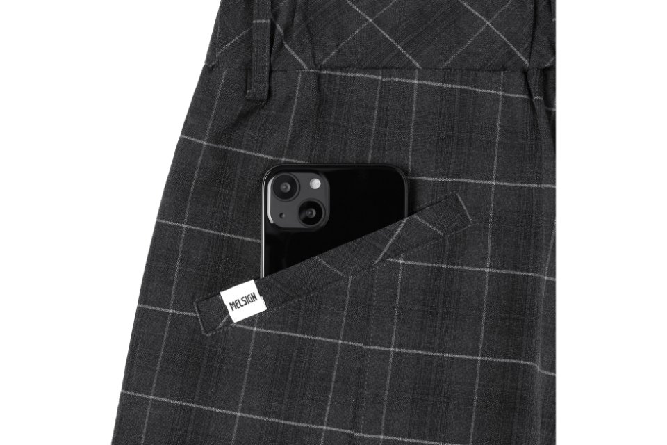 MELSIGN 24 SS Special Cutting Plaid Trousers (22)