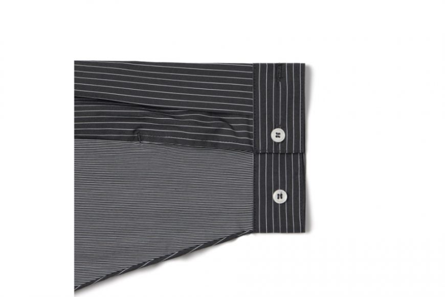 MELSIGN 24 SS Twin Paneled Striped Shirt (30)