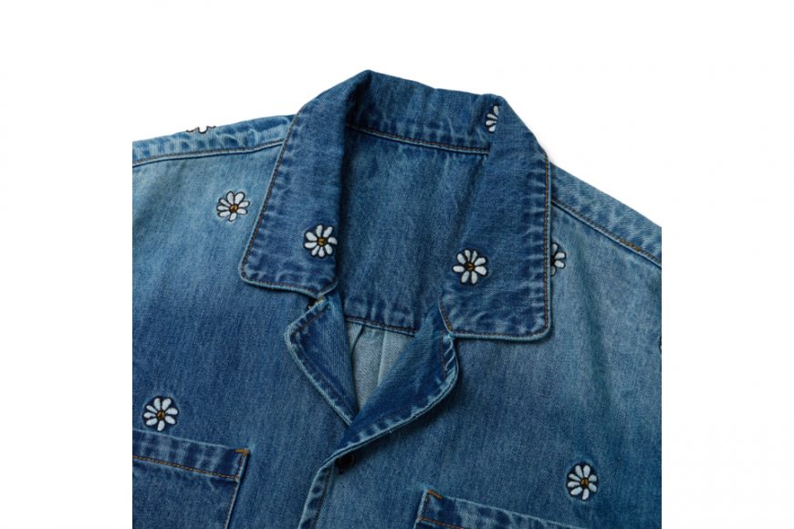 SMG 24 FW Flowers Pattern Denim Shirt (6)