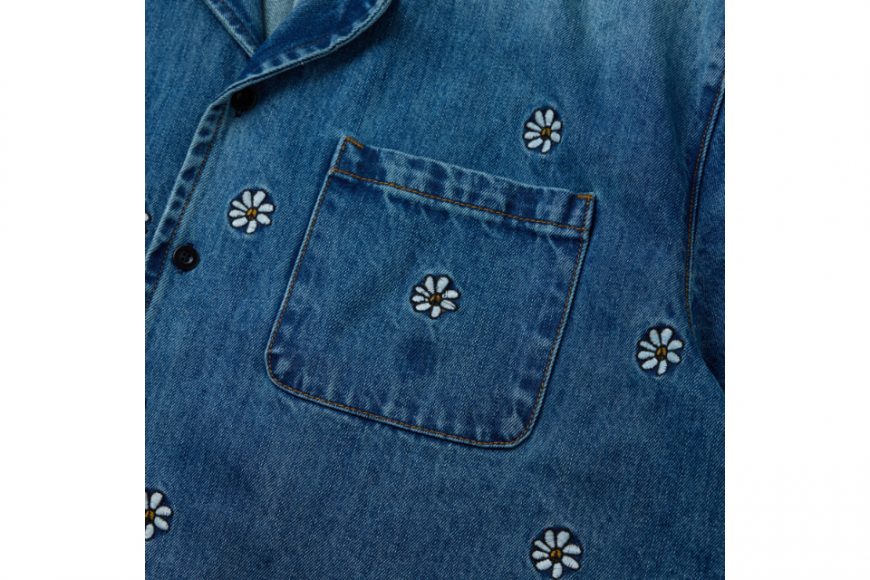 SMG 24 FW Flowers Pattern Denim Shirt (7)