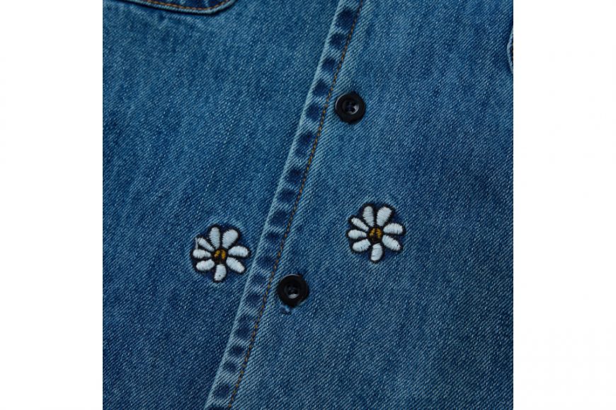 SMG 24 FW Flowers Pattern Denim Shirt (8)