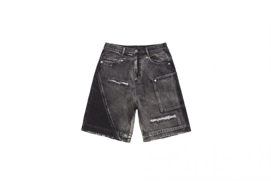 AES 24 AW Patchwork Detailed Distressed Jorts (1)