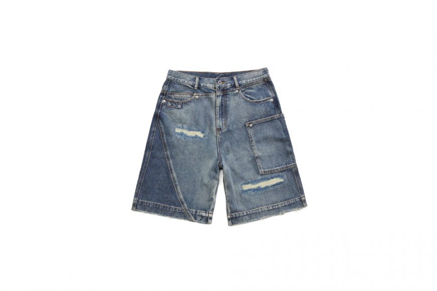 AES 24 AW Patchwork Detailed Distressed Jorts (6)