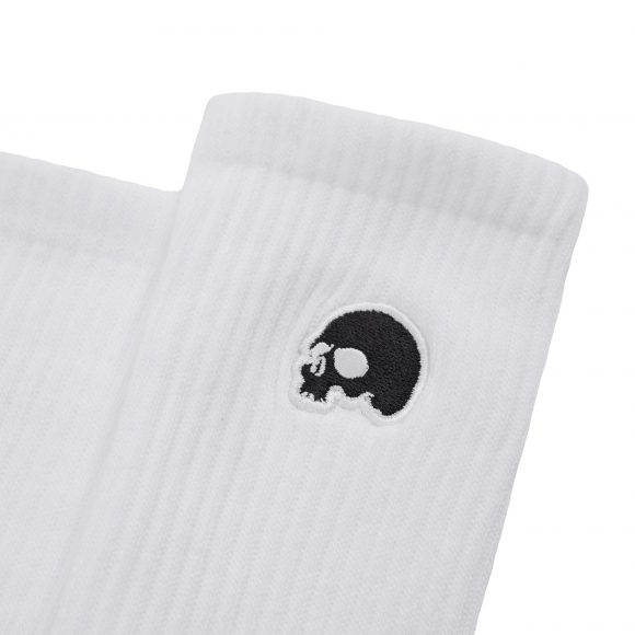 AES 24 SS Embroidered Skull Logo 3-Pack Statement Socks (2)