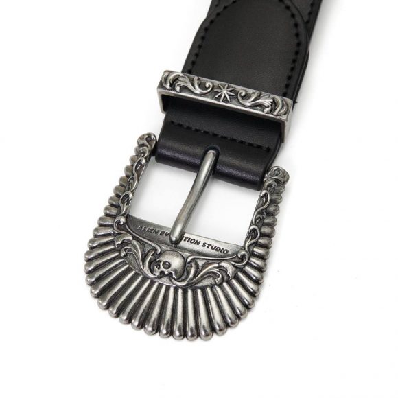 AES 24 SS Skull Engraved Buckle Belt (2)