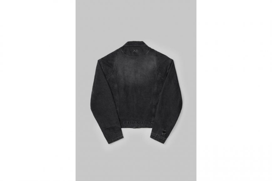 ANONYMOUS TALKING 24 AW Asymmetrical Denim Jacket (10)