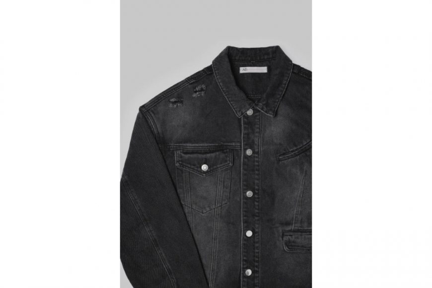 ANONYMOUS TALKING 24 AW Asymmetrical Denim Jacket (11)