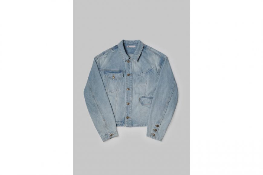 ANONYMOUS TALKING 24 AW Asymmetrical Denim Jacket (14)