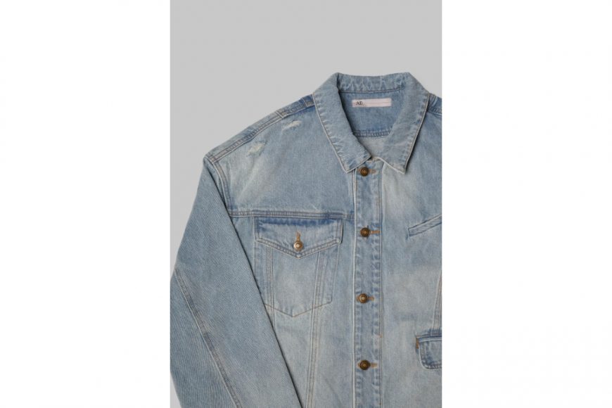 ANONYMOUS TALKING 24 AW Asymmetrical Denim Jacket (16)