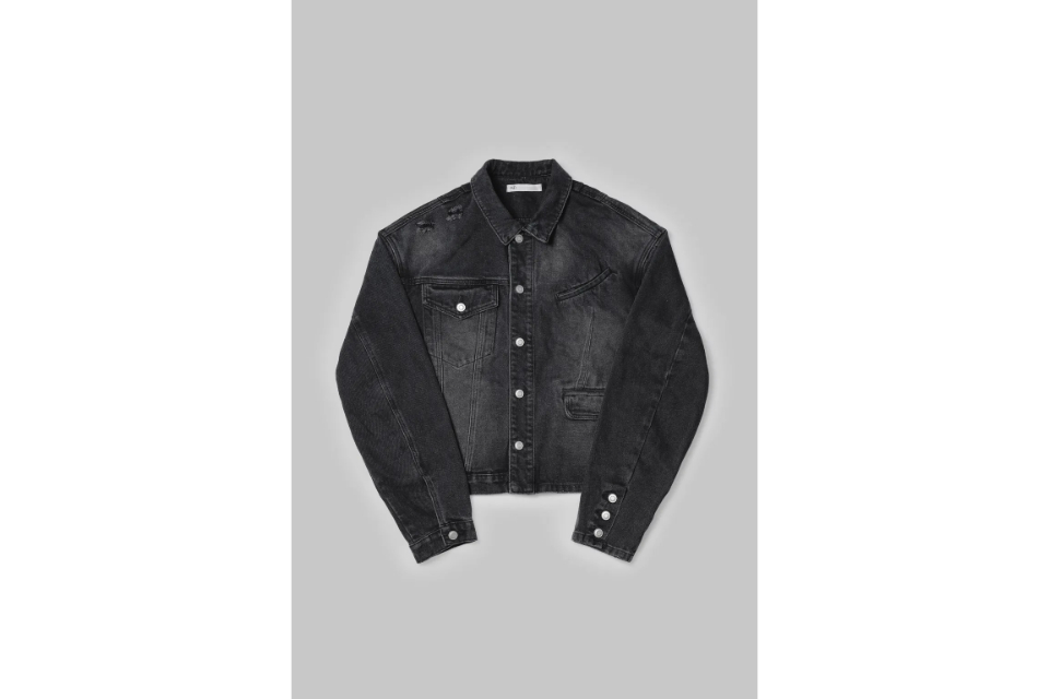 ANONYMOUS TALKING 24 AW Asymmetrical Denim Jacket (9)