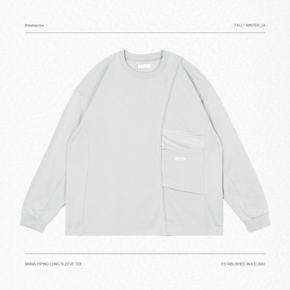 MANIA 24 AW Piping Long Sleeve Tee (12)