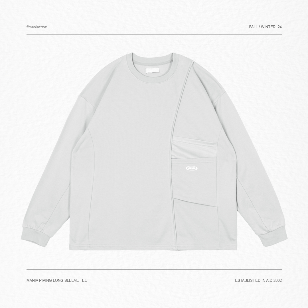 MANIA 24 AW Piping Long Sleeve Tee (12)