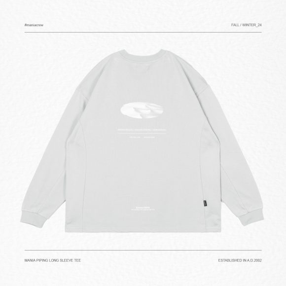 MANIA 24 AW Piping Long Sleeve Tee (13)