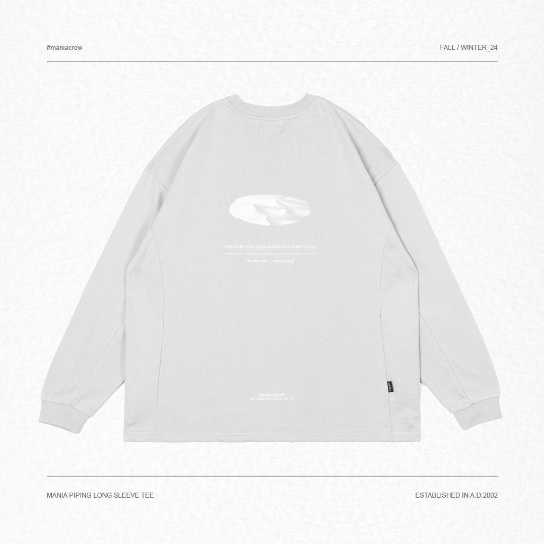 MANIA 24 AW Piping Long Sleeve Tee (13)