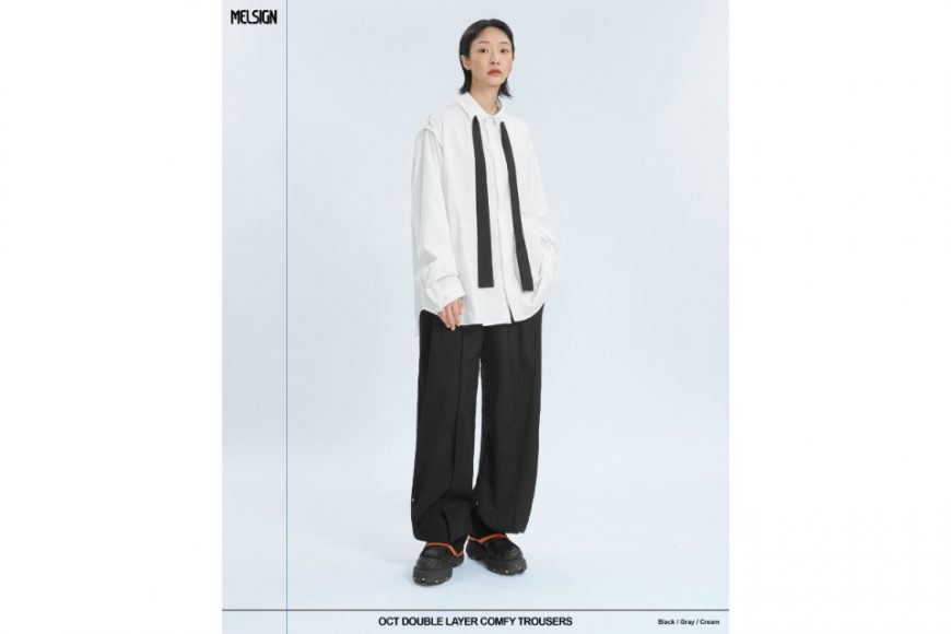 MELSIGN 24 AW Oct Double Layer Comfy Trousers (1)