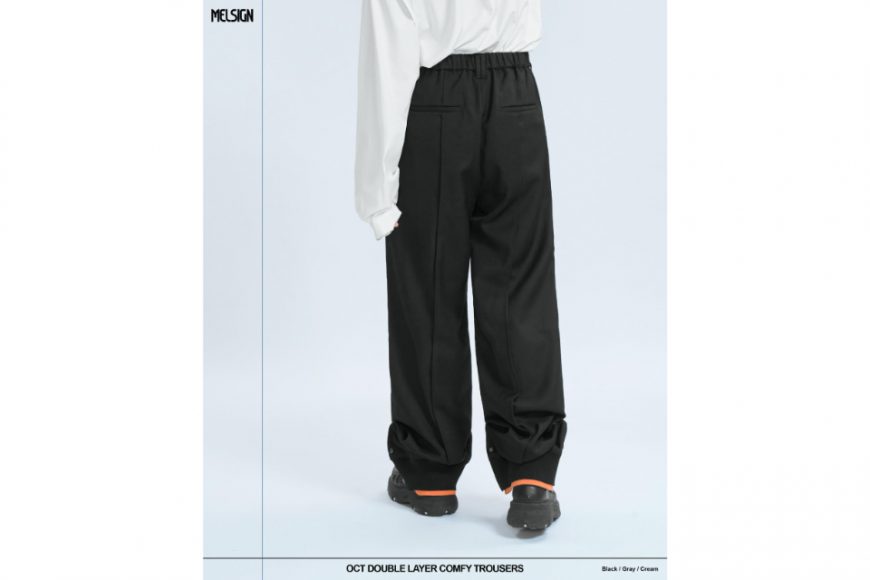 MELSIGN 24 AW Oct Double Layer Comfy Trousers (3)