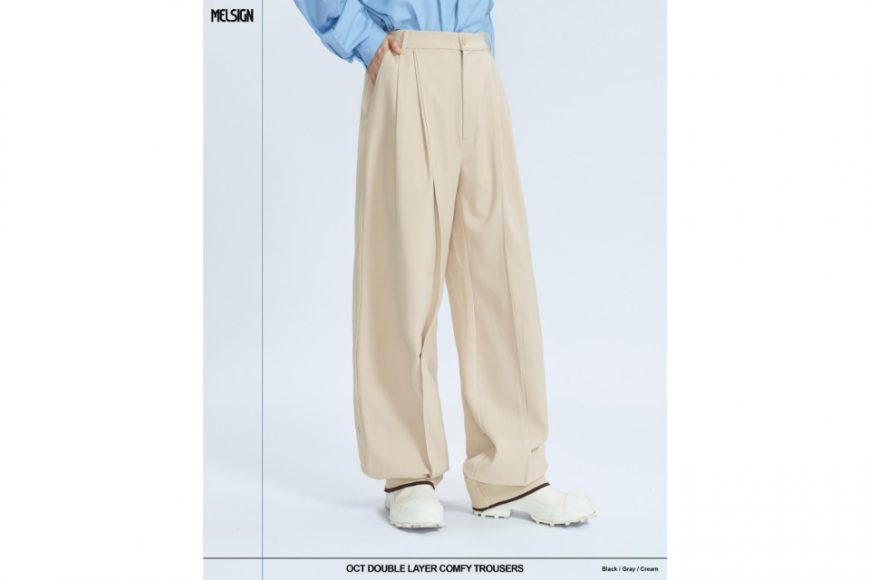 MELSIGN 24 AW Oct Double Layer Comfy Trousers (8)