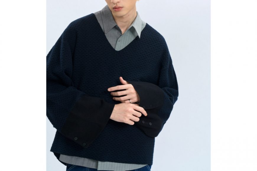 MELSIGN x plain-me AW Check Check Knit Sweater (4)