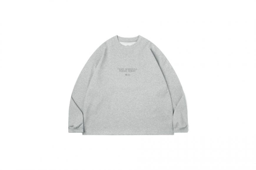 MELSIGN x plain-me AW TIGHT SCHEDULE Loose Fit LS Tee (11)