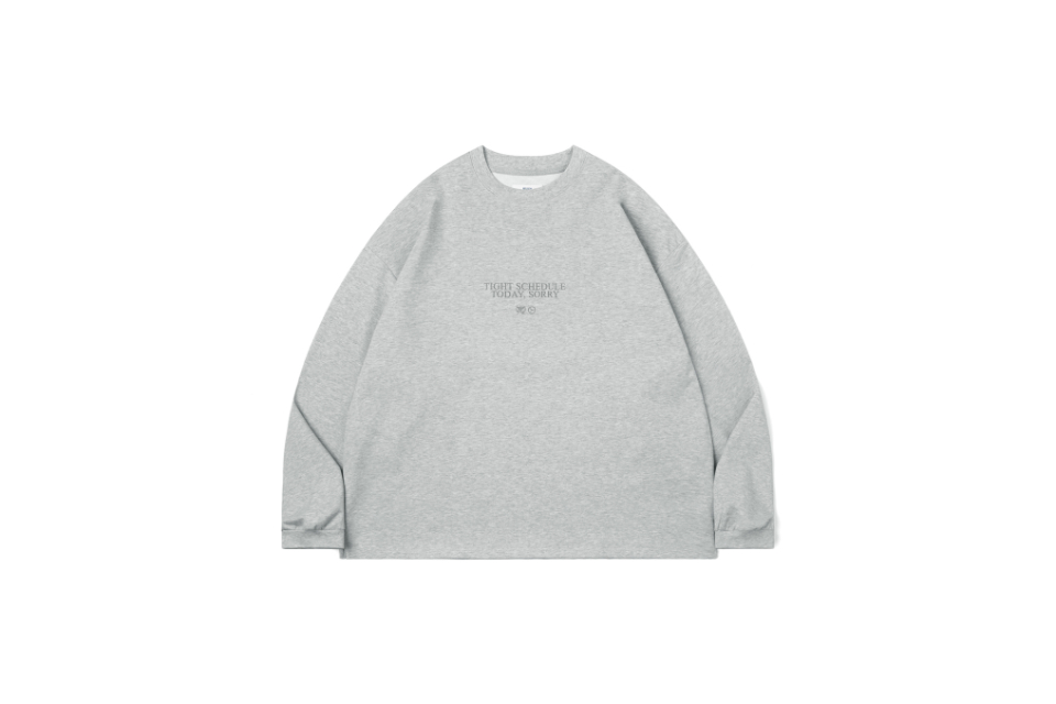 MELSIGN x plain-me AW TIGHT SCHEDULE Loose Fit LS Tee (11)