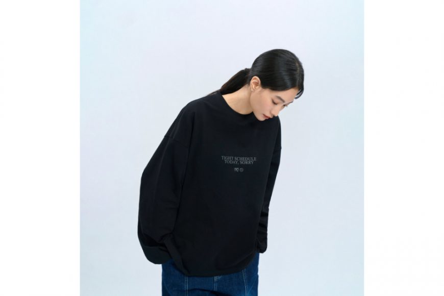 MELSIGN x plain-me AW TIGHT SCHEDULE Loose Fit LS Tee (2)