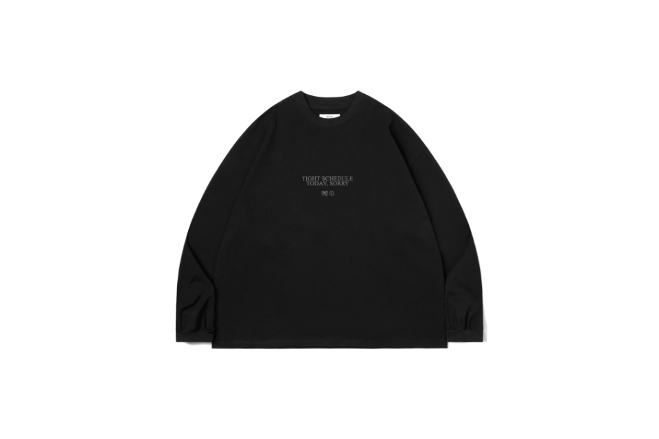 MELSIGN x plain-me AW TIGHT SCHEDULE Loose Fit LS Tee (7)
