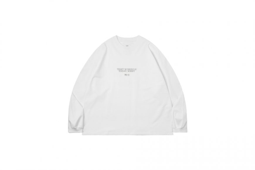 MELSIGN x plain-me AW TIGHT SCHEDULE Loose Fit LS Tee (9)