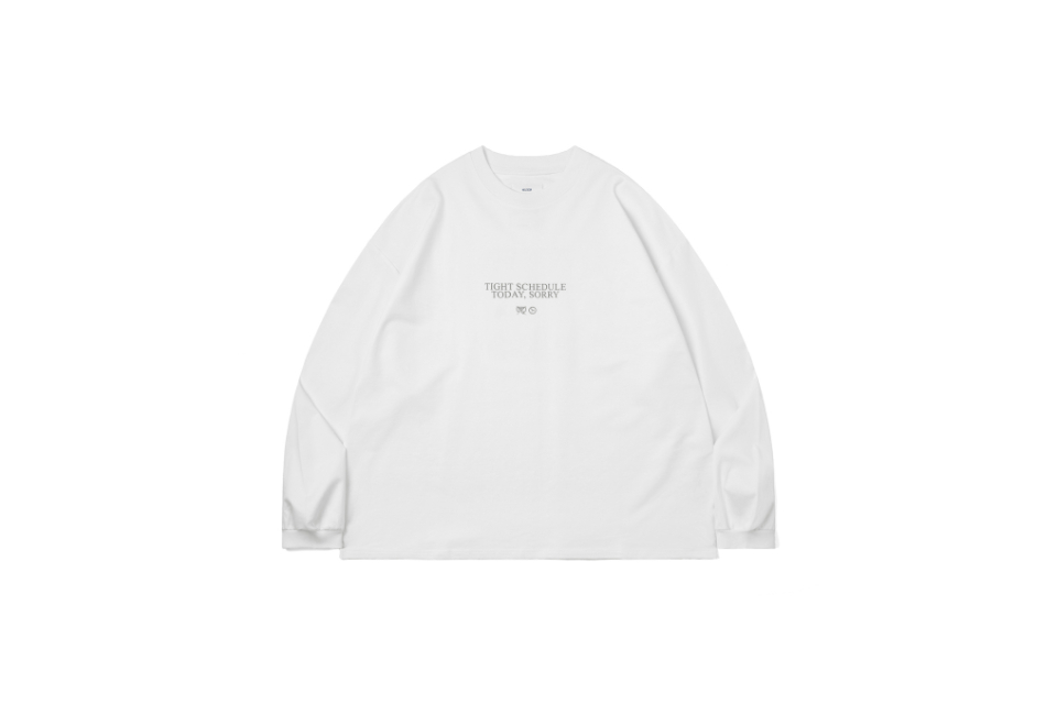 MELSIGN x plain-me AW TIGHT SCHEDULE Loose Fit LS Tee (9)