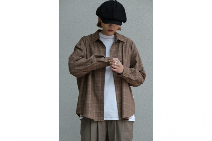 NURARI 24 AW 24- Civ. SP. plaid Lshirt (2)