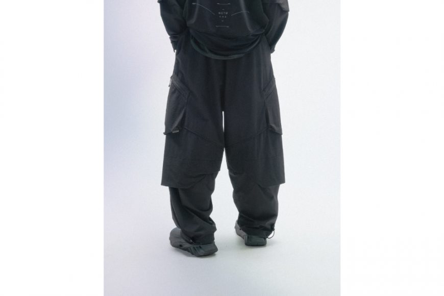 OCTO GAMBOL 24 AW Linear Vertical Sukkiri Pants (3)