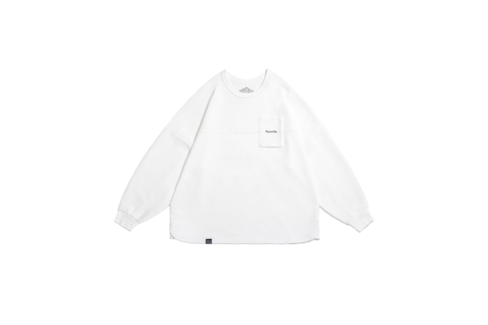 PERSEVERE 24 AW Anti-Wrinkle Trimmed LS Classic Pocket T-Shirt (33)