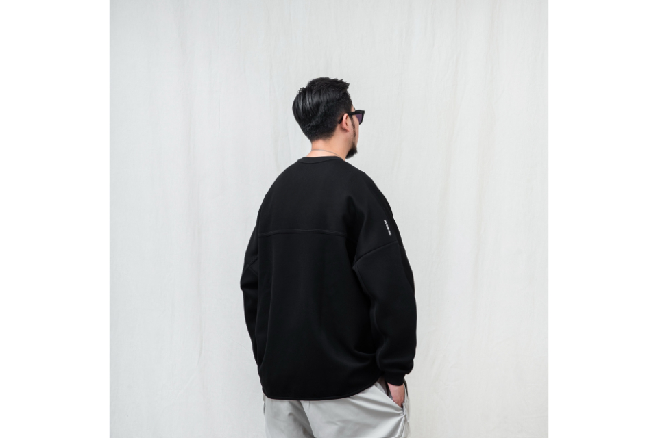 PERSEVERE 24 AW Anti-Wrinkle Trimmed LS Classic Pocket T-Shirt (4)