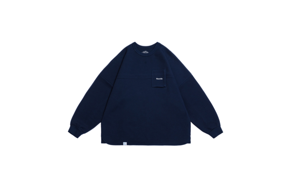 PERSEVERE 24 AW Anti-Wrinkle Trimmed LS Classic Pocket T-Shirt (47)