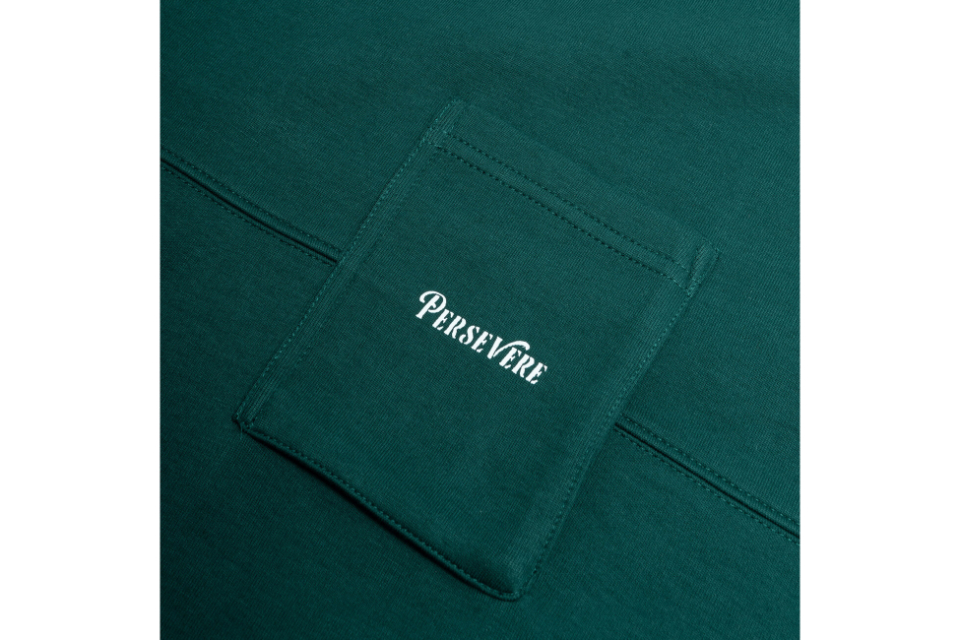 PERSEVERE 24 AW Anti-Wrinkle Trimmed LS Classic Pocket T-Shirt (56)