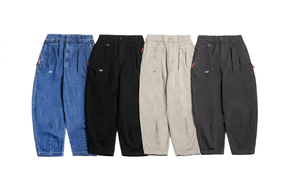 PERSEVERE 24 AW Double Pleated Balloon Tapered Pants (0)