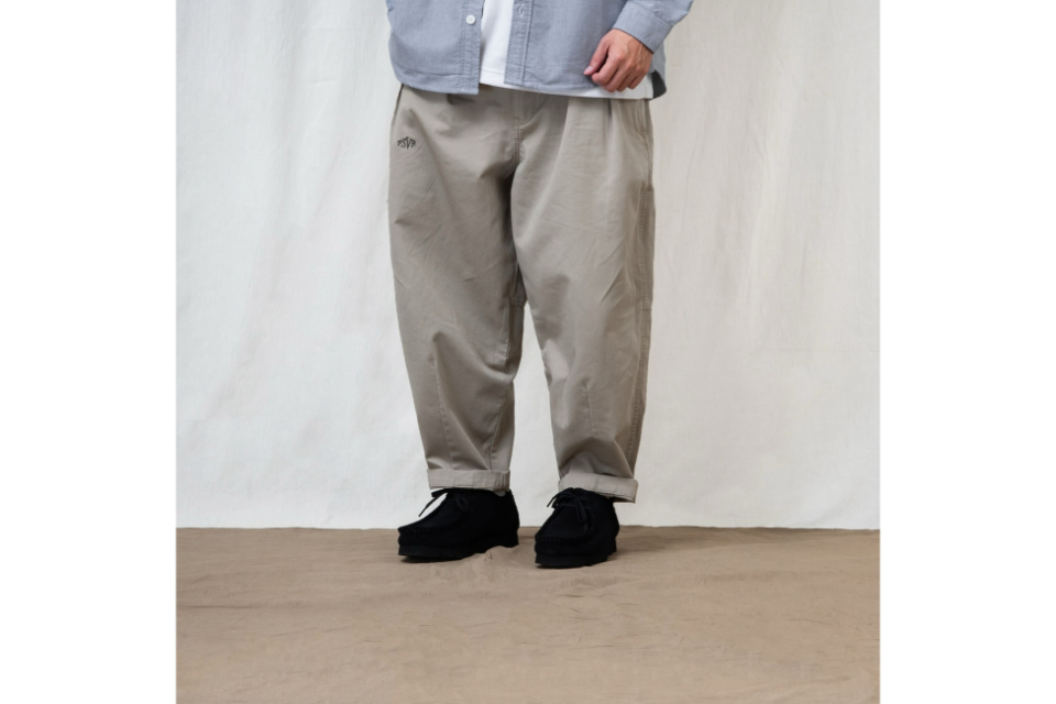 PERSEVERE 24 AW Double Pleated Balloon Tapered Pants (7)