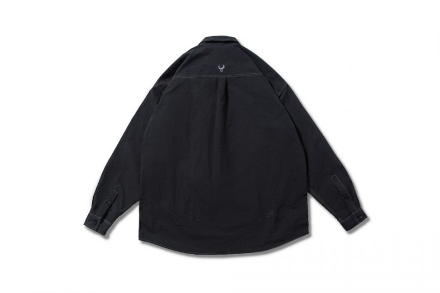 REMIX 24 AW Side Pocket Nylon Shirt (7)