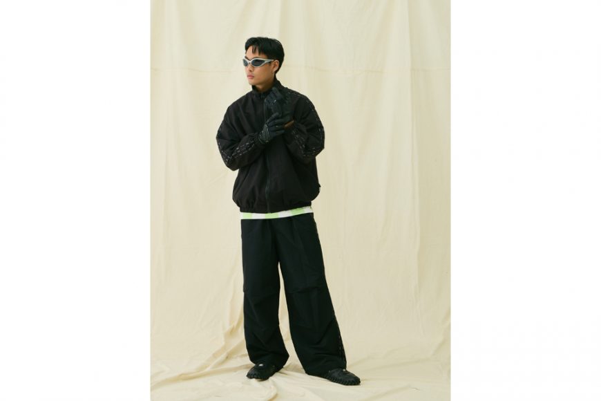 SMG 24 FW Code Pattern Sports Wide Trousers (2)