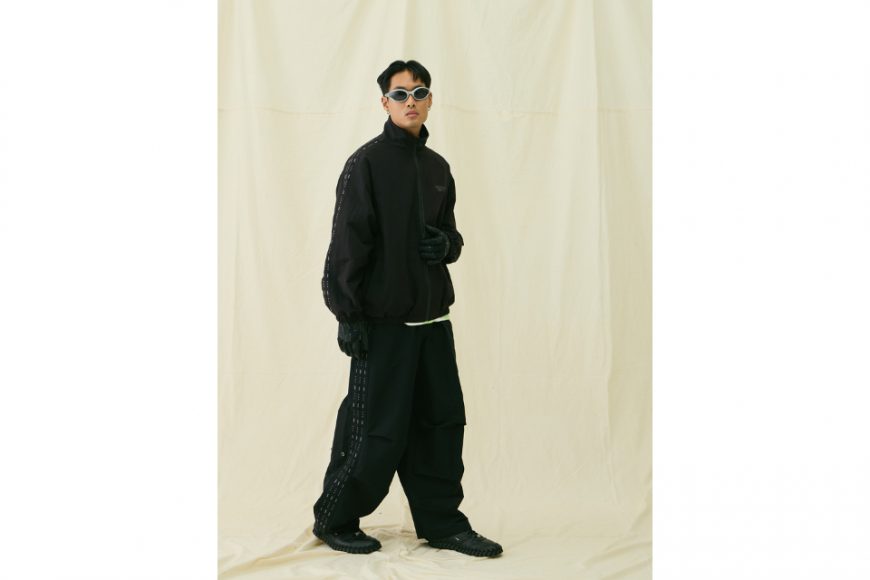 SMG 24 FW Code Pattern Sports Wide Trousers (3)