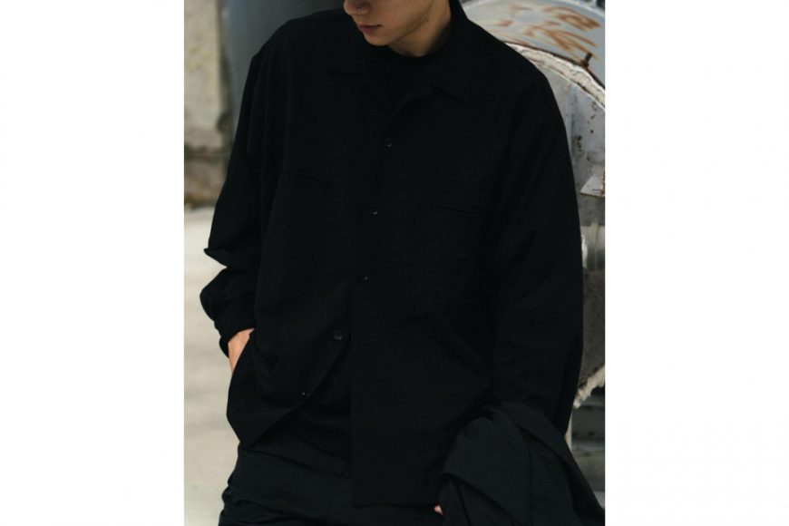 idealism 24 AW Black Type Shirt (3)