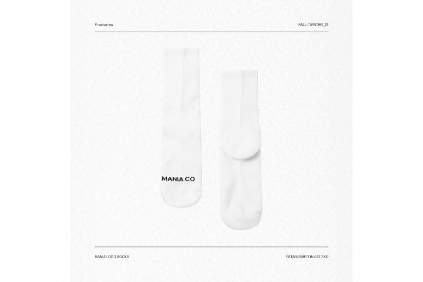 MANIA 24 AW Logo Socks (1)