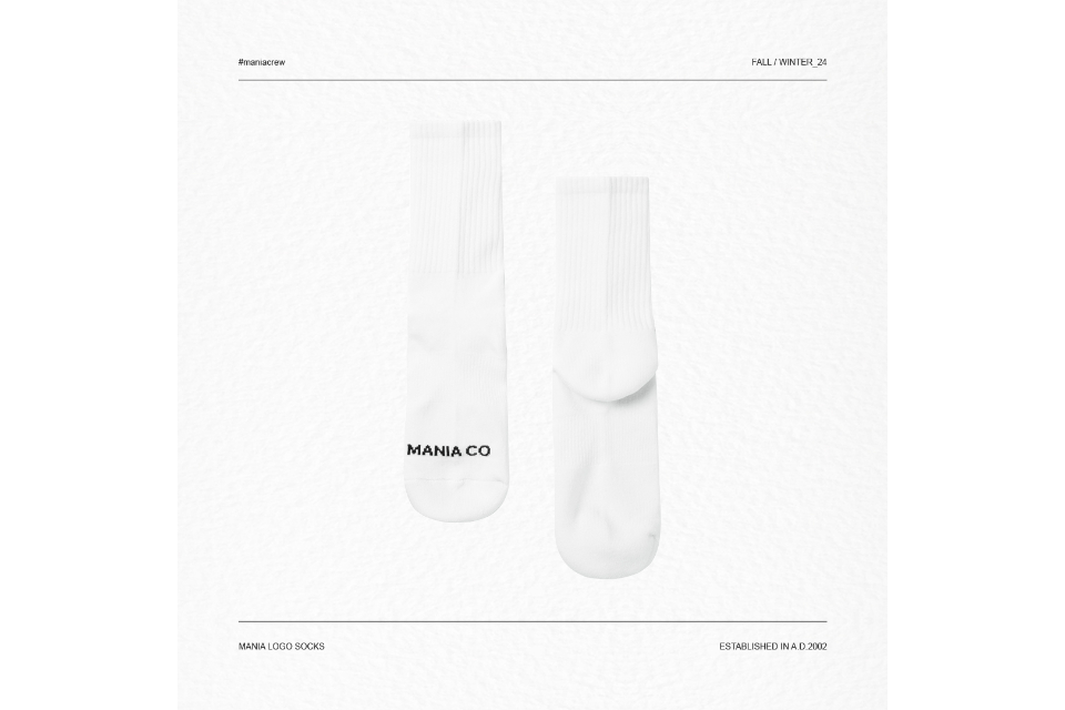 MANIA 24 AW Logo Socks (1)